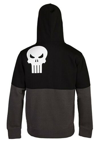Marvel All Hail The Punisher Skull Zip Up Sweatshirt Hoodie