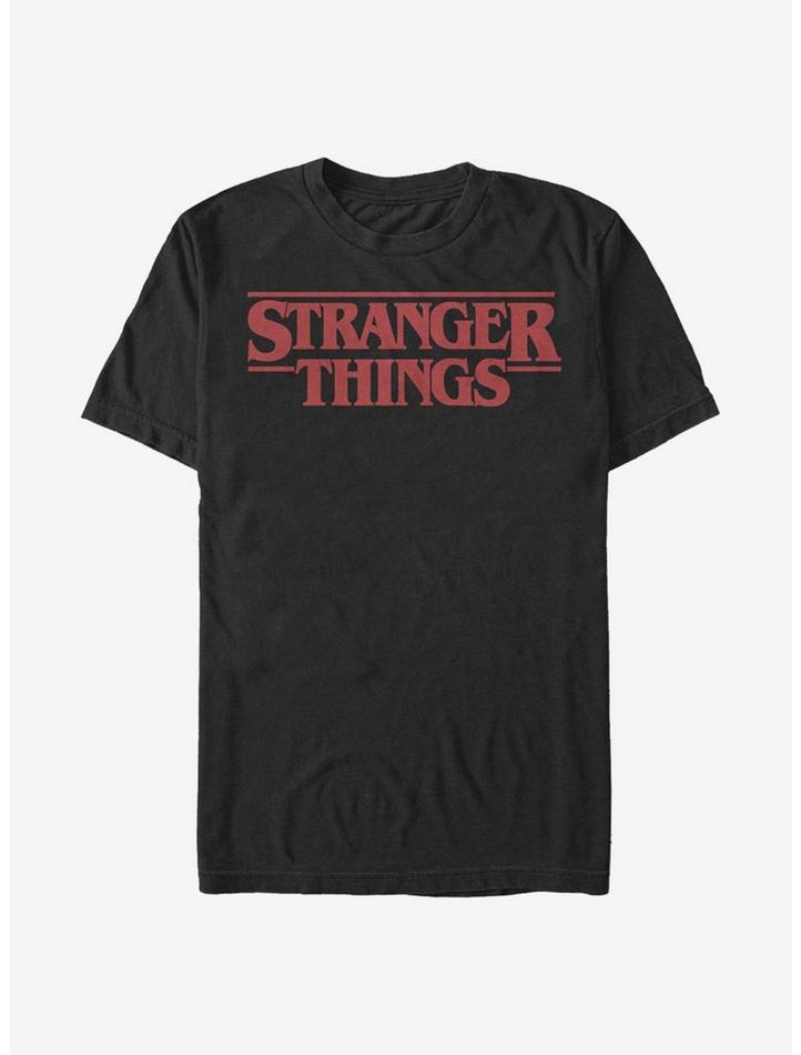 Stranger Things Logo Adult T-Shirt