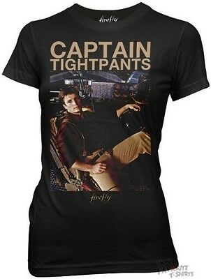 Firefly Captain Tightpants Mal Serenity Junior T-Shirt