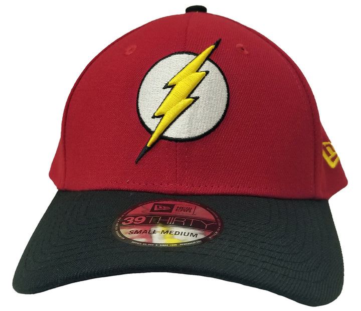 The Flash Red Gold Symbol 39Thirty New Era Fitted Hat - Medium/Large