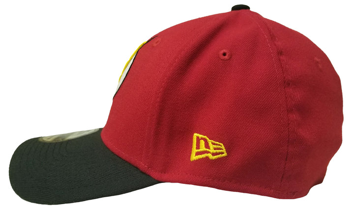 The Flash Red Gold Symbol 39Thirty New Era Fitted Hat - Large/Xlarge