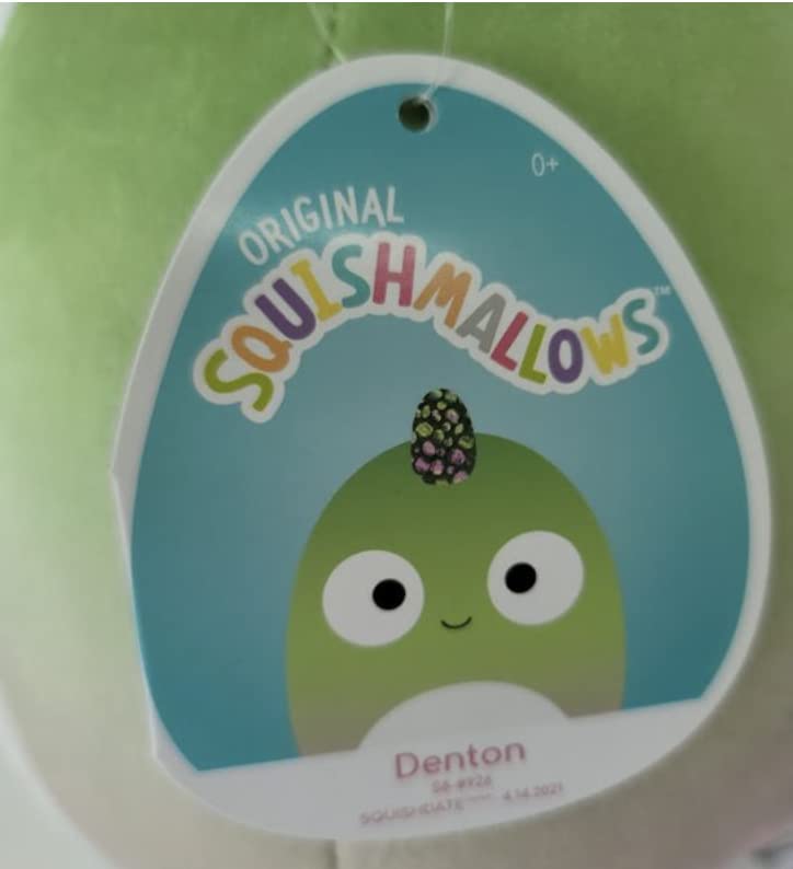 Squishmallows Denton The Chameleon Squishy Soft 8in Colorful Crew Plush