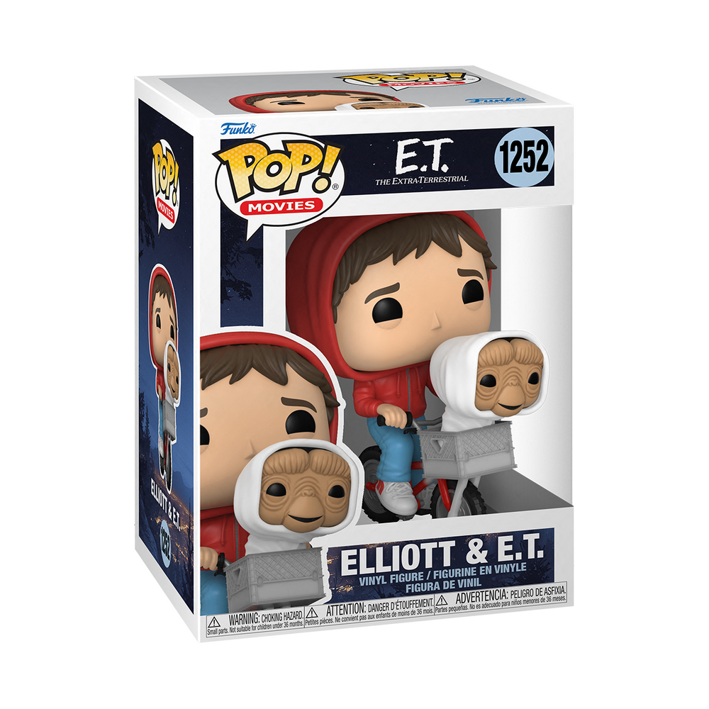 Funko Pop! Movies: E.T. The Extra-Terrestrial - Elliot with E.T. in Basket
