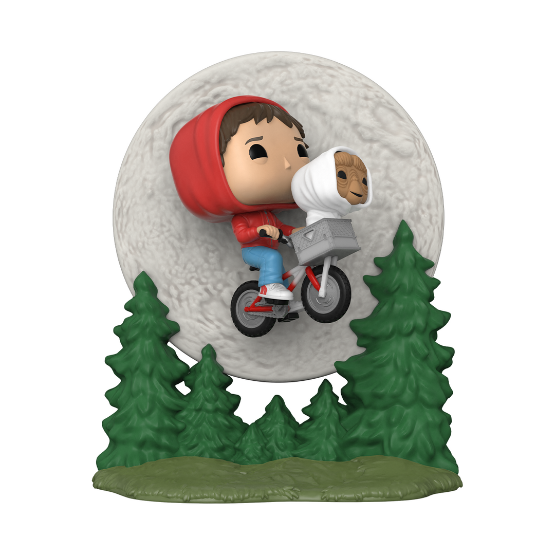 Funko Pop! Moment: E.T. The Extra-Terrestrial - Elliot and E.T. Flying Glow-in-the-Dark