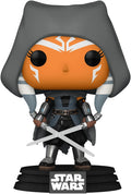 Funko Pop! Star Wars The Mandalorian - Hooded Ahsoka with Duel Sabers Exclusive Vinyl Figure