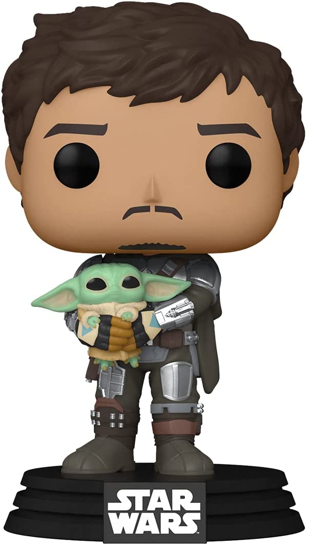 Funko Pop! Star Wars: The Mandalorian - Mandalorian Holding The Child Vinyl Figure