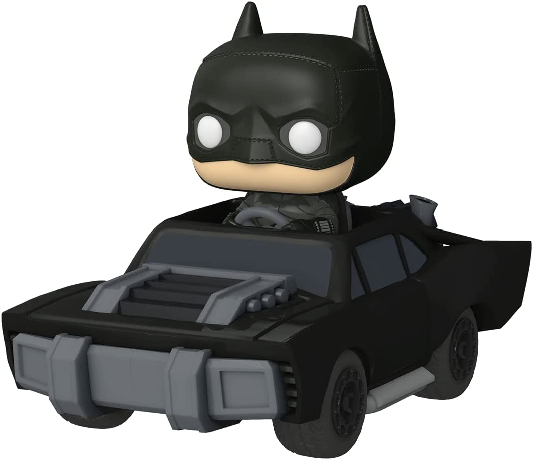 Funko Pop! Ride Super Deluxe: The Batman - Batman and Batmobile Vinyl Figure