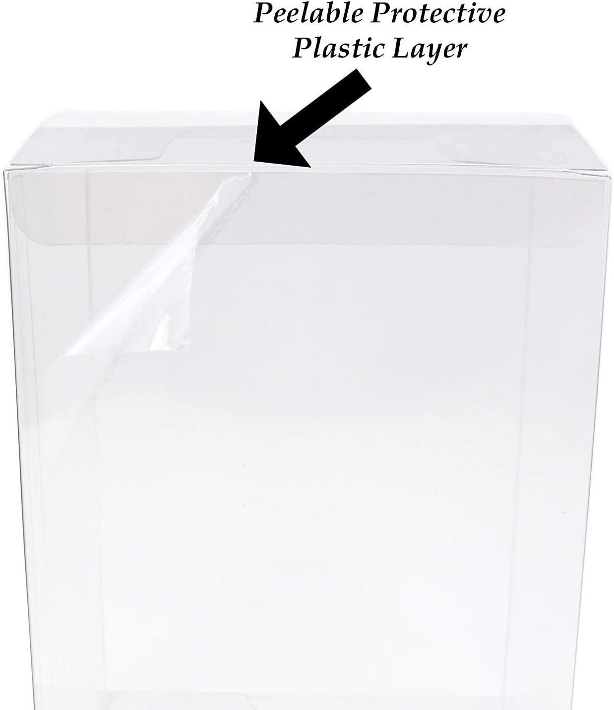 Fundom Clear Plastic Protector Case 0.50MM Extra Thick For 4" Funko Pop 10 Pack