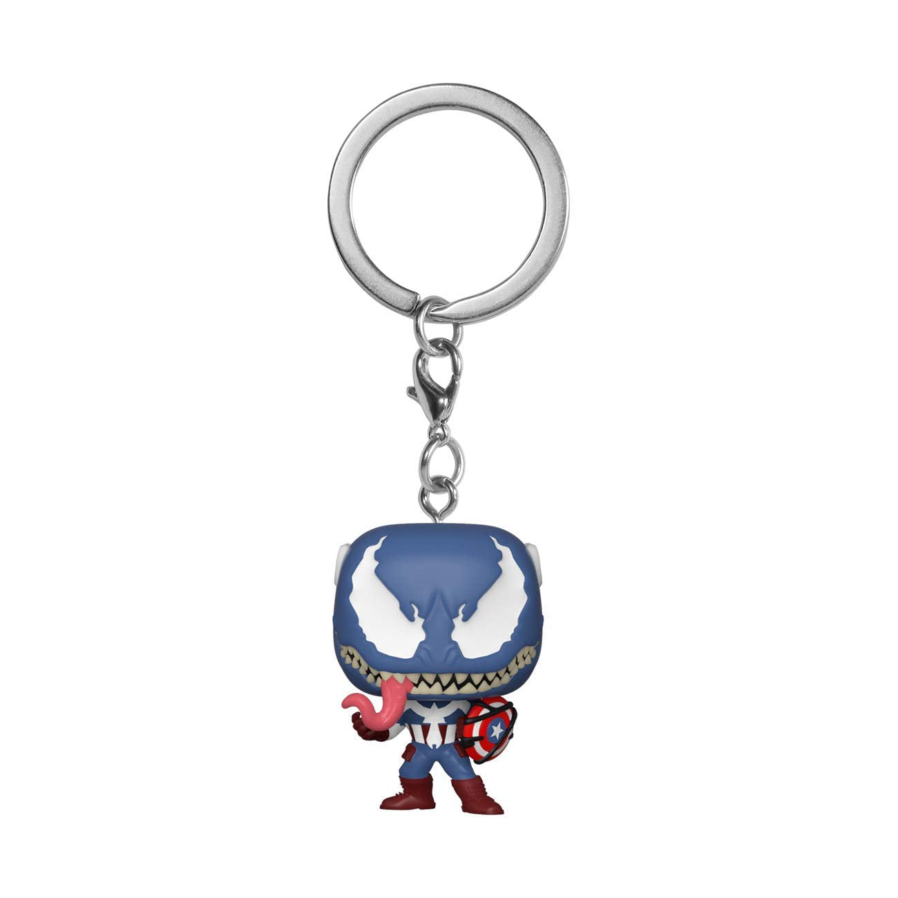 Funko Pop! Keychain: Marvel Venom - Captain America Vinyl Figure