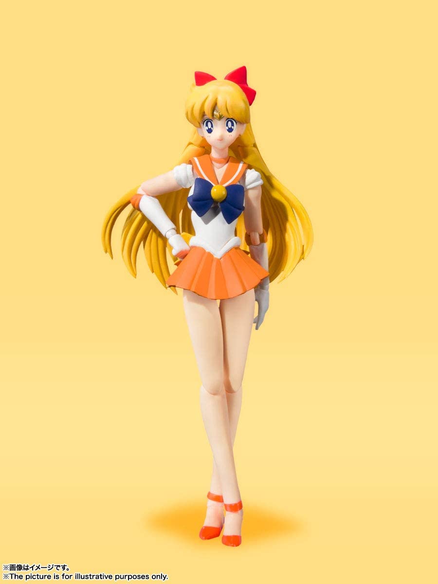 Sailor Venus Animation Color Edition Pretty Guardian Sailor Moon Bandai Tamashi Nations S.H. Figuarts