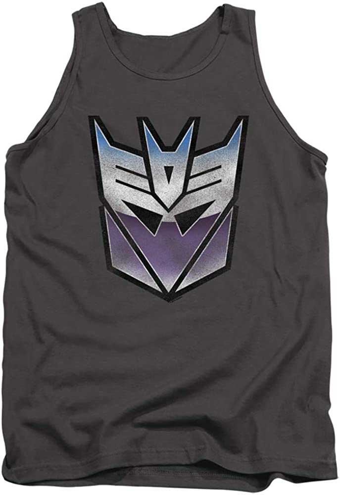 Transformers Vintage Decepticon Logo Licensed Adult Unisex Tank Top
