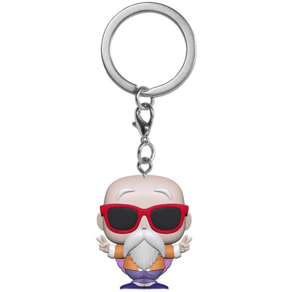 Funko Pop! Keychain: Dragon Ball Z - Master Roshi Peace Sign Vinyl Figure