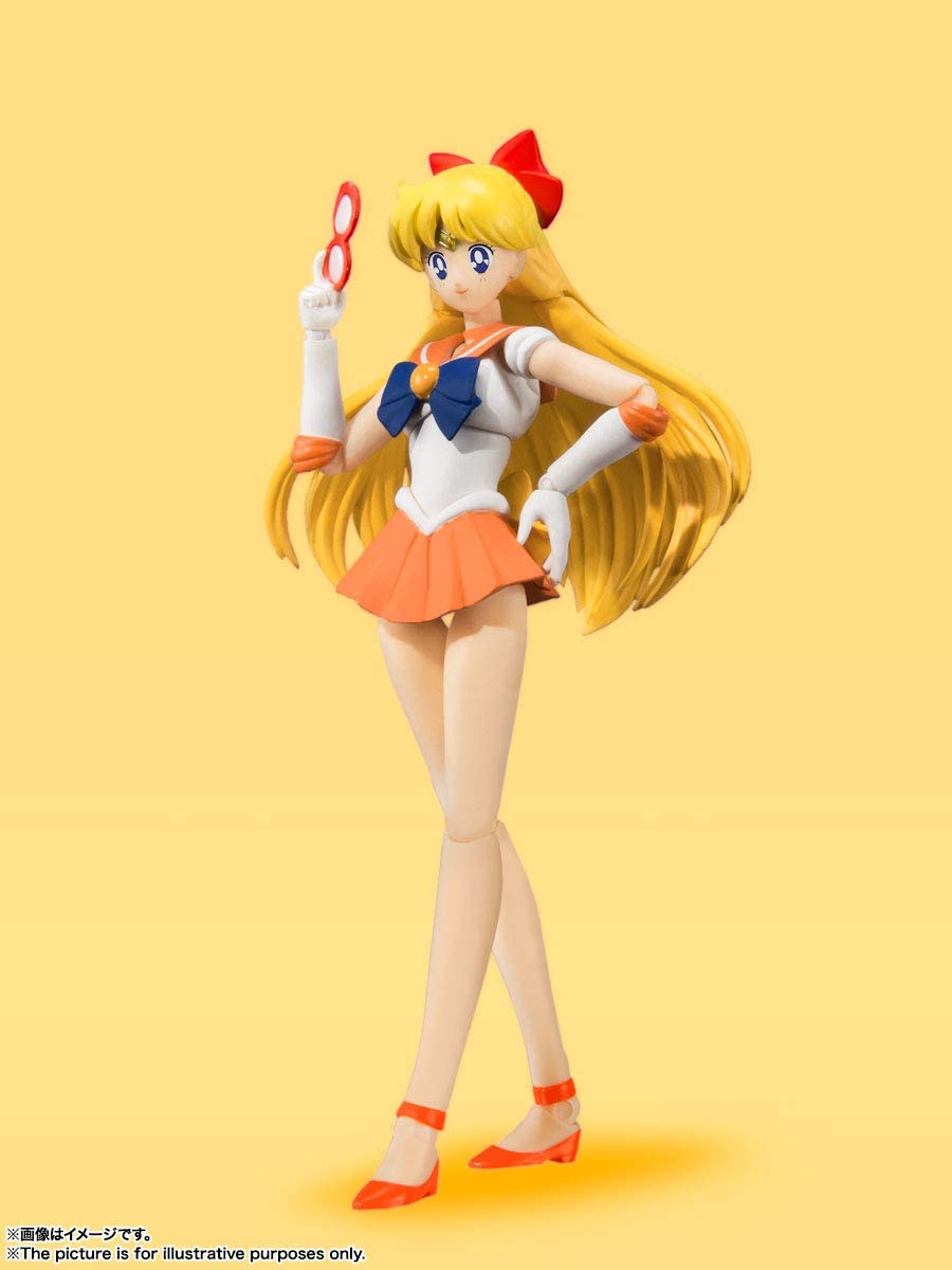 Sailor Venus Animation Color Edition Pretty Guardian Sailor Moon Bandai Tamashi Nations S.H. Figuarts