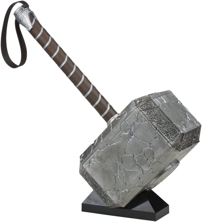 Hasbro Marvel Legends Series Thor Mjolnir Premium Electronic Roleplay Hammer with Lights and Sound FX