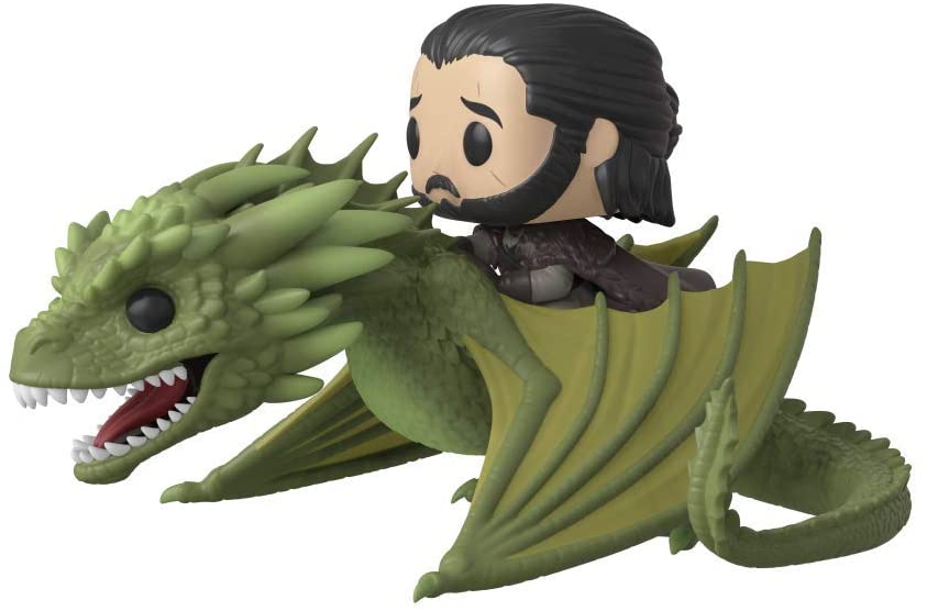 Funko Pop! Rides TV: Game of Thrones - Jon Snow with Rhaegal Vinyl Figure