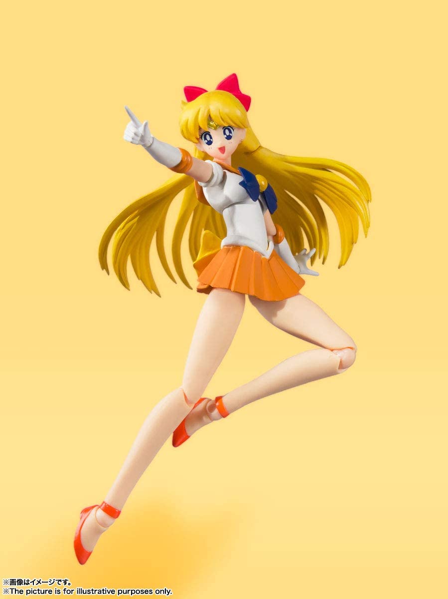 Sailor Venus Animation Color Edition Pretty Guardian Sailor Moon Bandai Tamashi Nations S.H. Figuarts