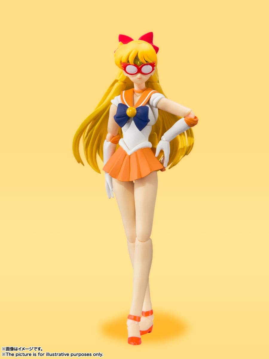 Sailor Venus Animation Color Edition Pretty Guardian Sailor Moon Bandai Tamashi Nations S.H. Figuarts