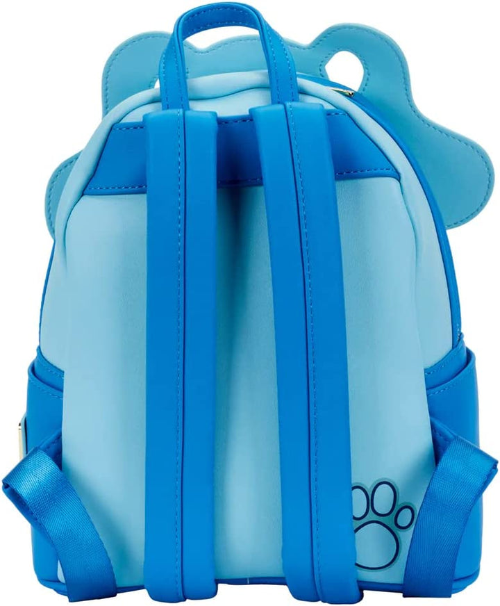Loungefly Blue's Clues Blue Womens Double Strap Shoulder Bag Purse Backpack