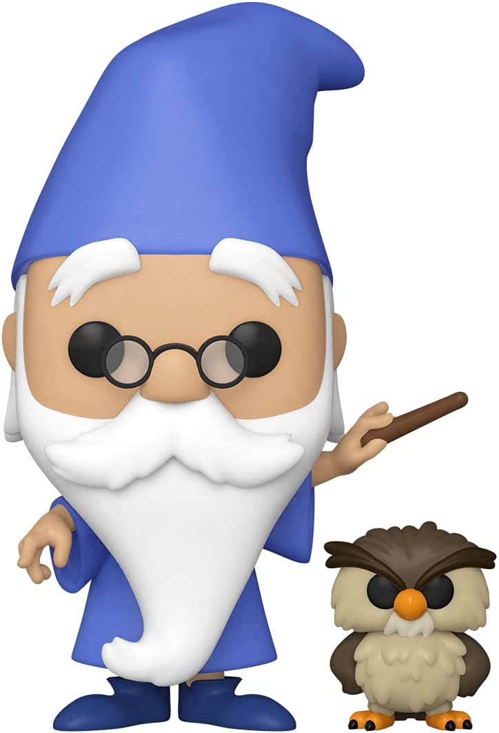 Funko Pop! & Buddy Disney: Sword in The Stone - Merlin with Archimedes Vinyl Figure