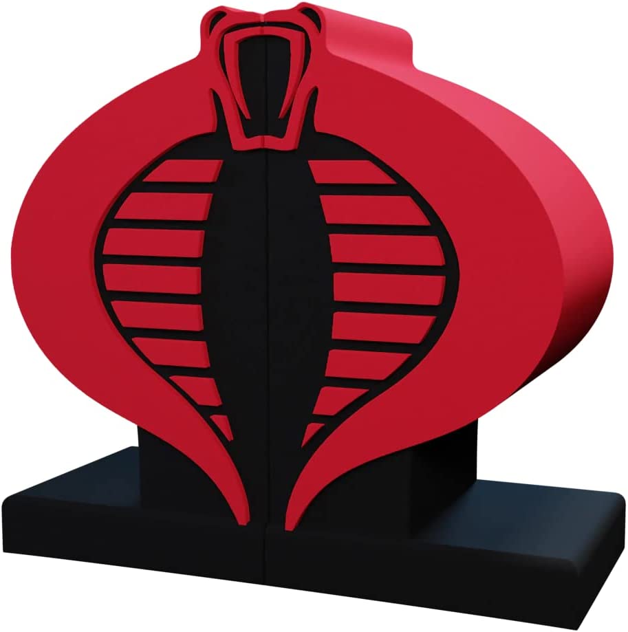 Icon Heroes G.I. Joe Cobra Logo Bookend