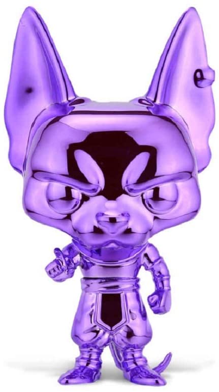 Funko Pop! Dragon Ball Super Purple Chrome Beerus Exclusive Vinyl Figure