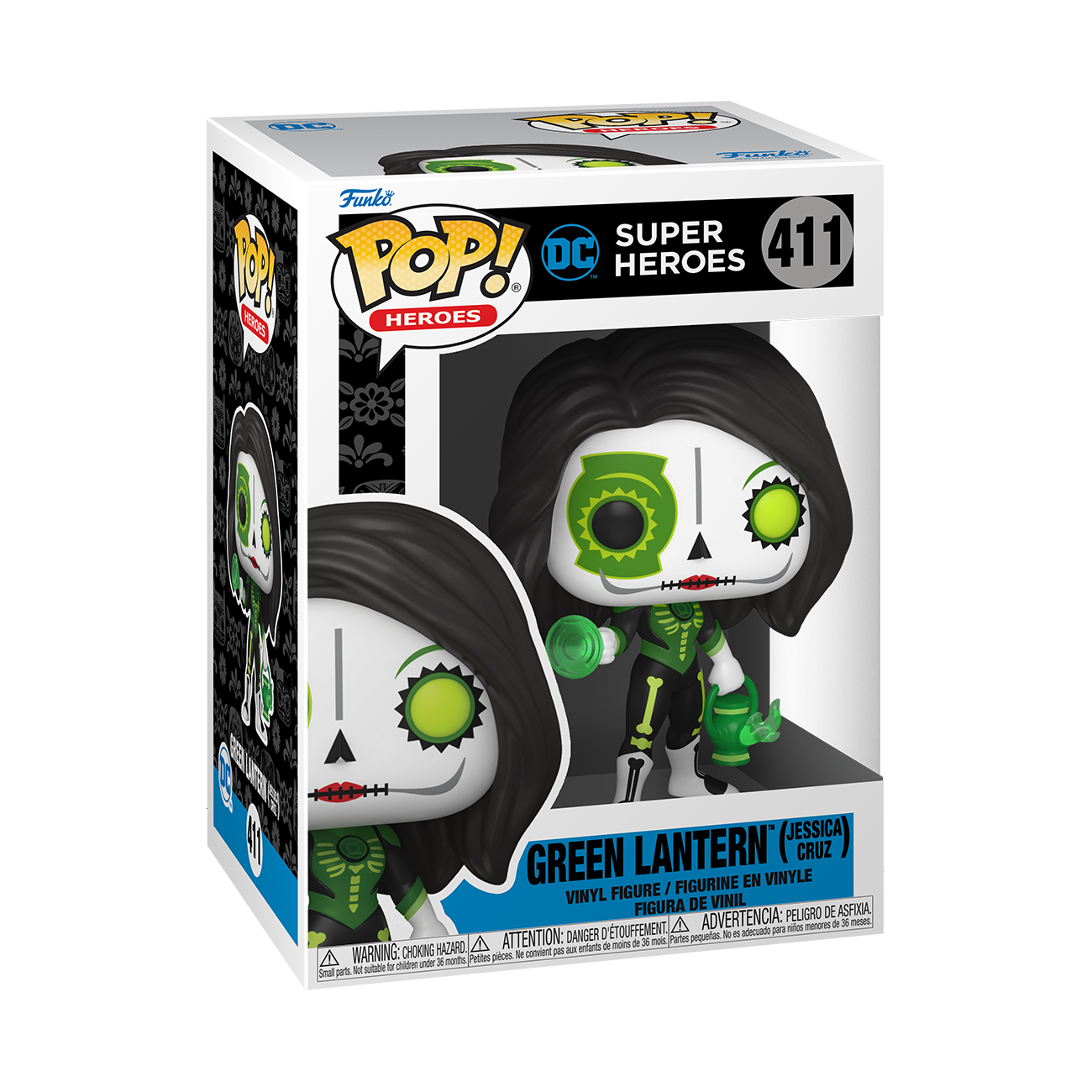 Funko POP Pop! Heroes: Dia De Los DC - Green Lantern Jessica Cruz Vinyl Figure