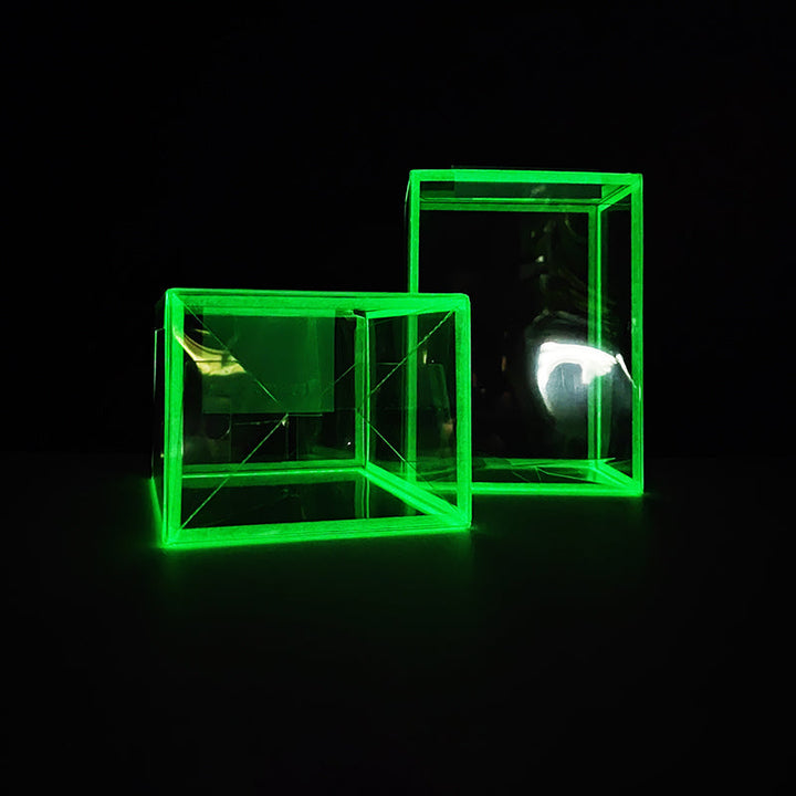 Fundom 0.5mm Green Glow-in-the-dark Pop Protectors Sleeve Case 5-Pack - 4" Inch Pop! Vinyl Figures