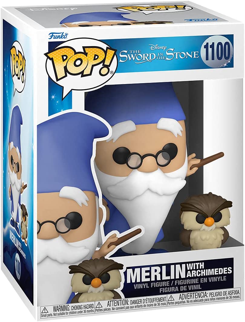 Funko Pop! & Buddy Disney: Sword in The Stone - Merlin with Archimedes Vinyl Figure