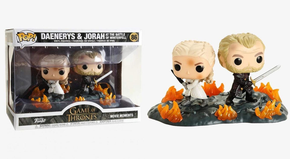Funko Pop Movie Moment: Game of Thrones - Daenerys and Jorah with Swords Vinyl Figure