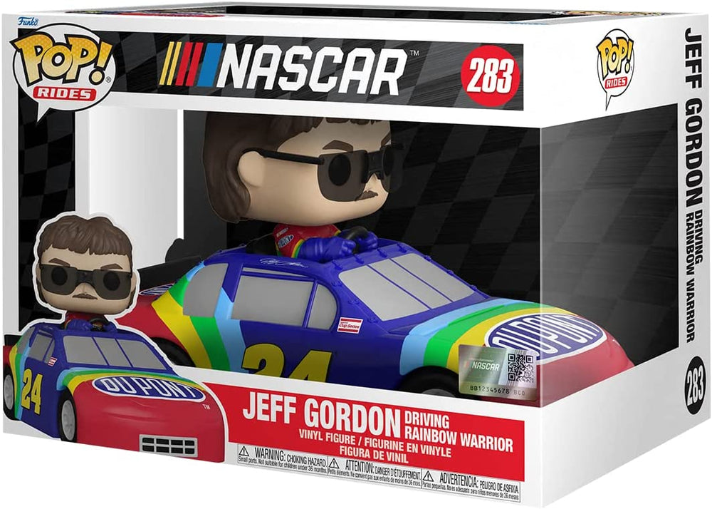 Funko Pop! Ride Super Deluxe NASCAR: Jeff Gordon Rainbow Warriors