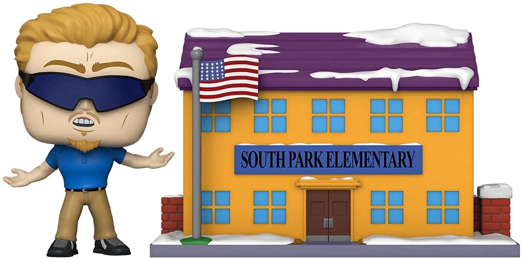 Funko Pop! Town: South Park - South Park Elementary w/ PC Principal Vinyl Figure