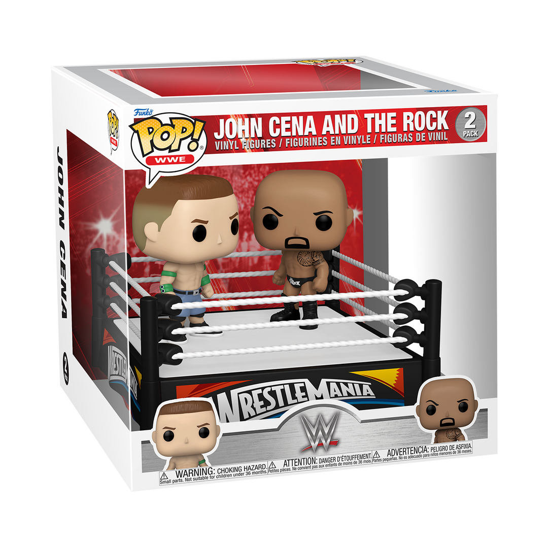 Funko Pop! Moment: WWE - Cena vs Rock 2012 Vinyl Figure