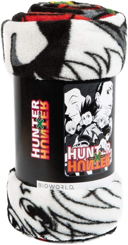 Hunter X Hunter Anime Licensed Comfy Fleece Throw Blanket 45in. By 60in.