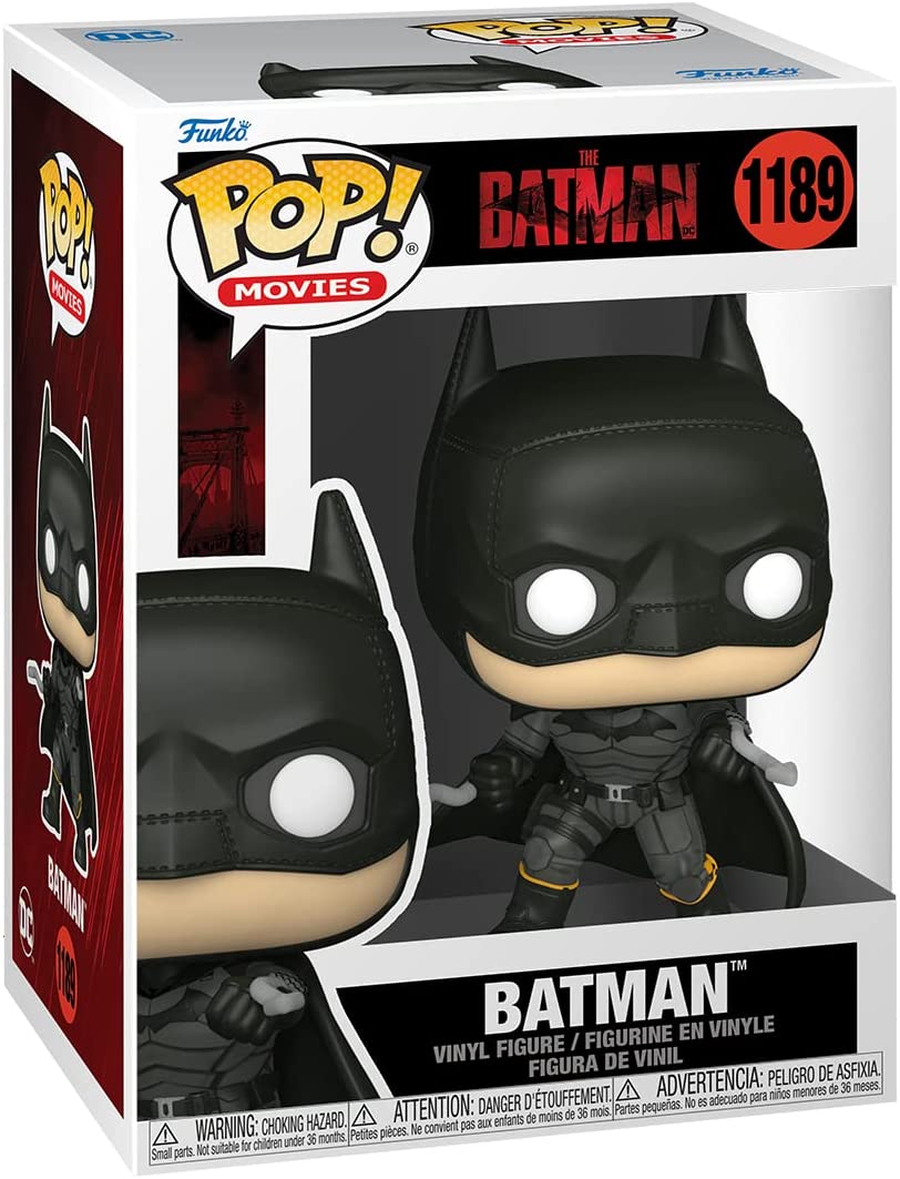 Funko Pop! Movies: The Batman - Batman Battle Ready Pose Vinyl Figure