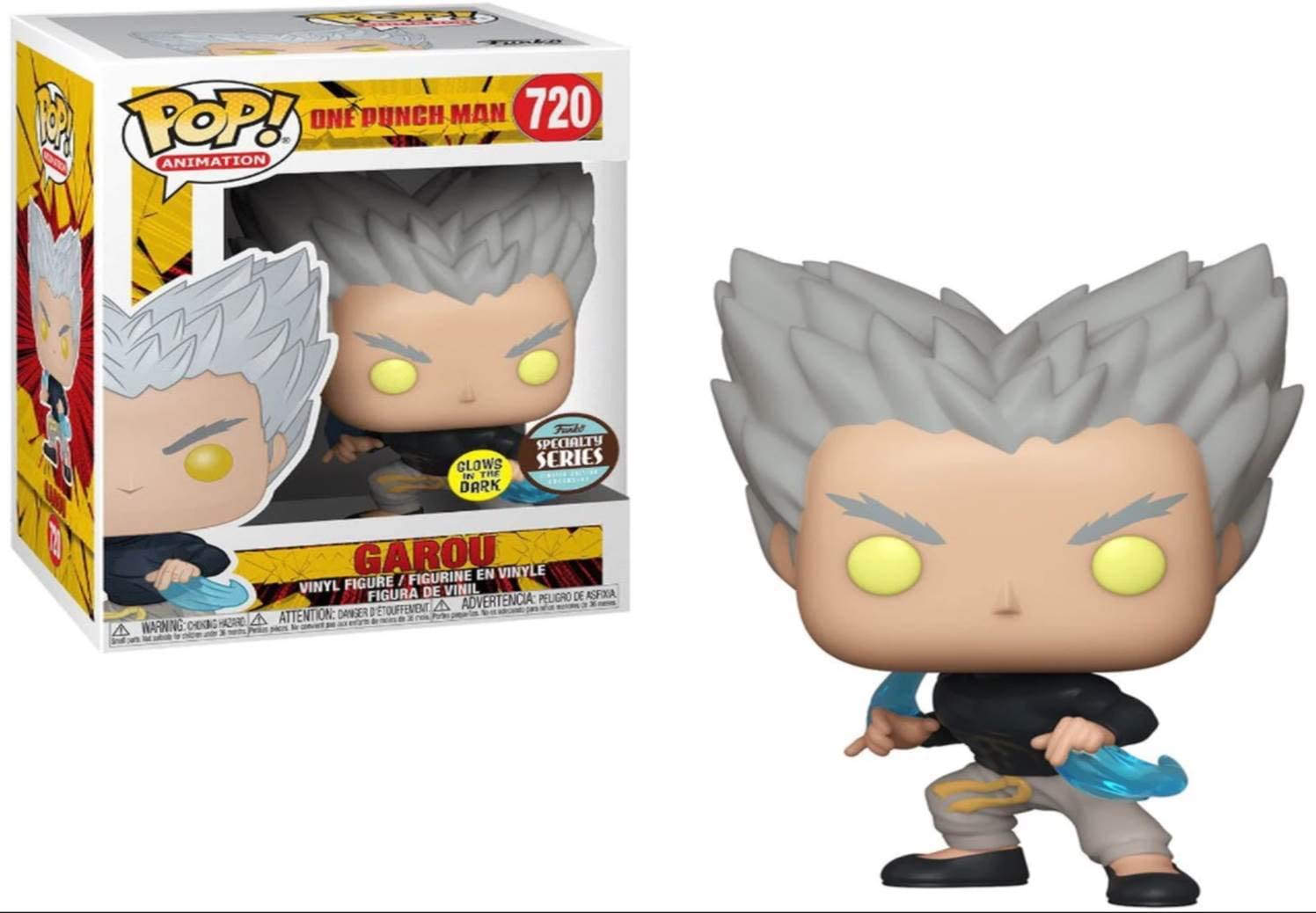 Funko Pop! Animation: One Punch Man- Garou Flowing Water TRL GITD Specialty Series Vinyl Figure