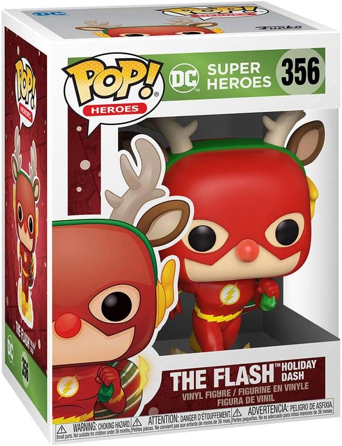 Funko Pop! DC Heroes: Holiday - Rudolph Flash Vinyl Figure