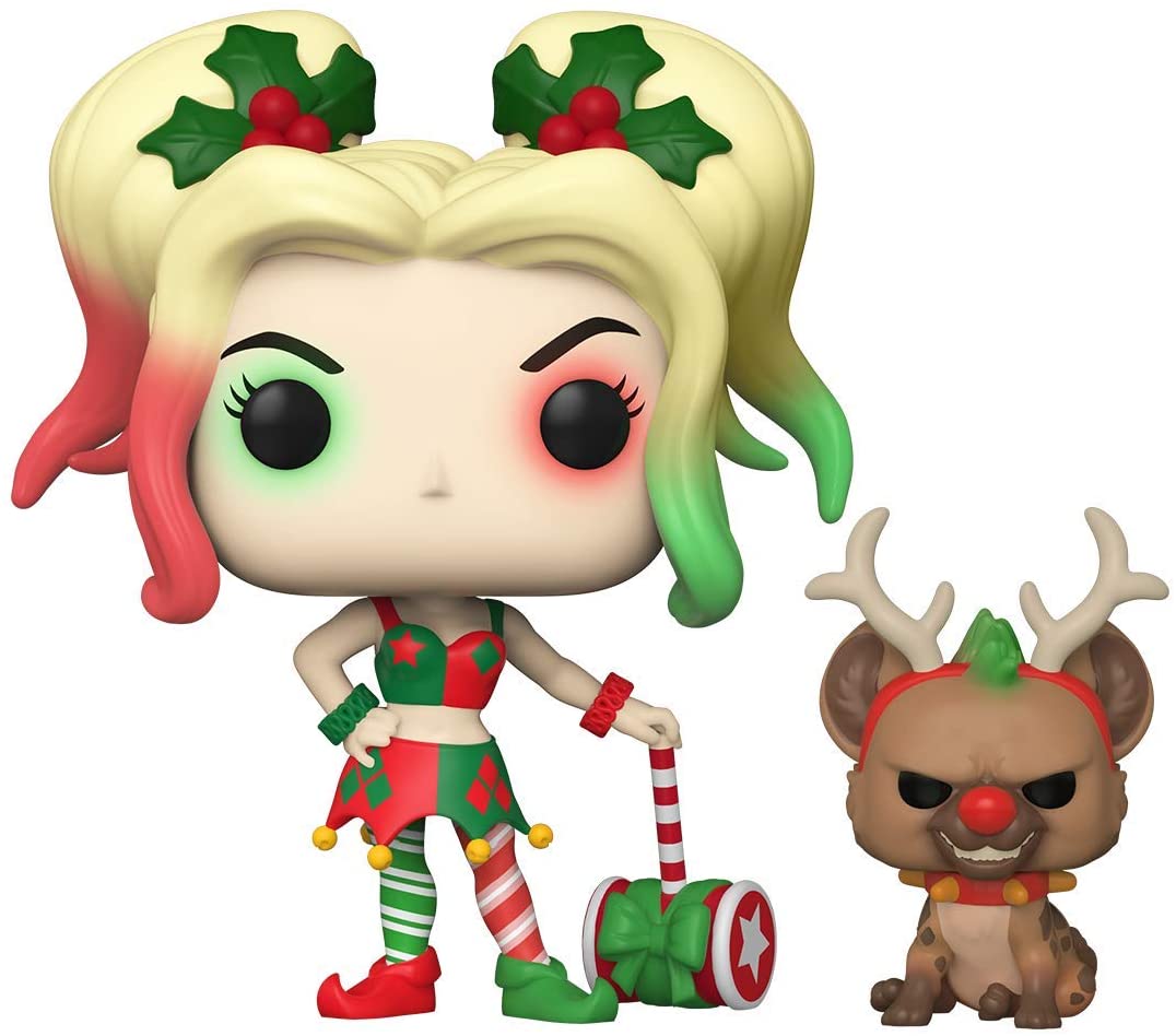 Funko Pop! DC Heroes: DC Holiday - Harley Quinn with Helper Vinyl Figure