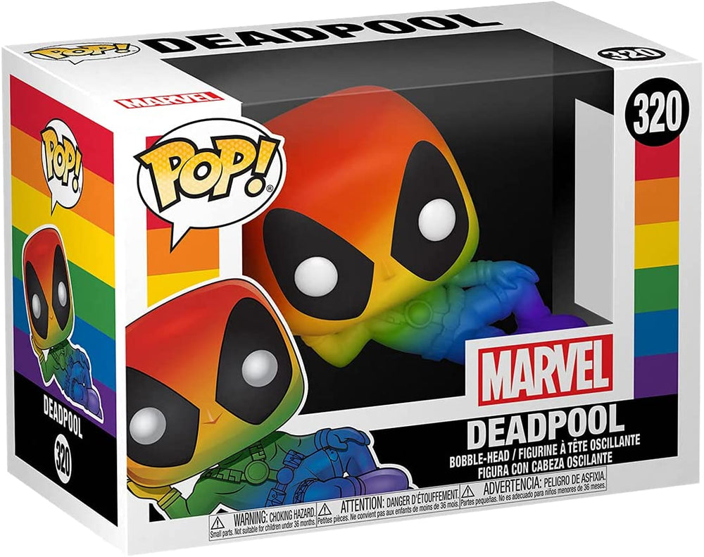Funko Pop! Marvel: Pride - Deadpool Rainbow Vinyl Figure