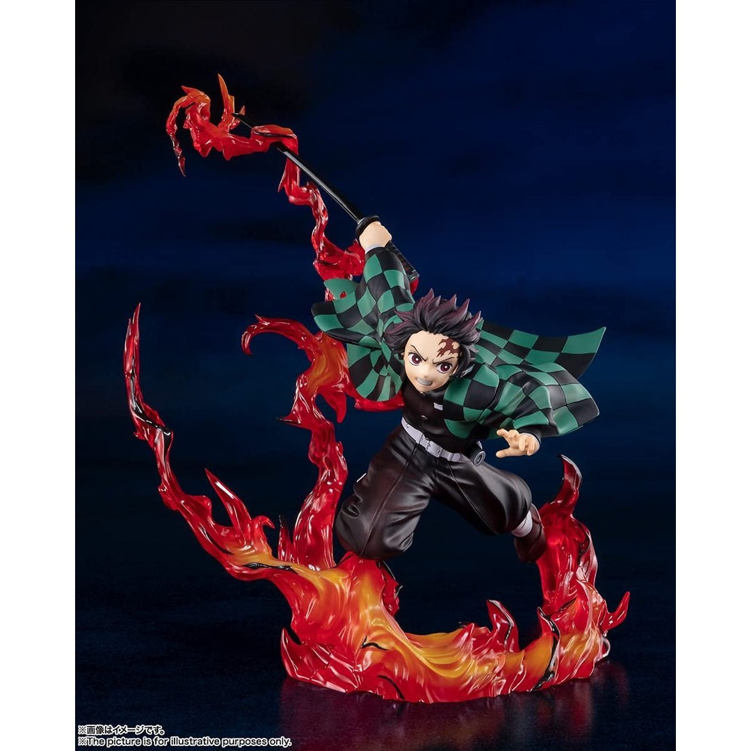 Tamashi Nations Demon Slayer Tanjiro Kamado Total Concentration Breathing Bandai Spirits FiguartsZERO