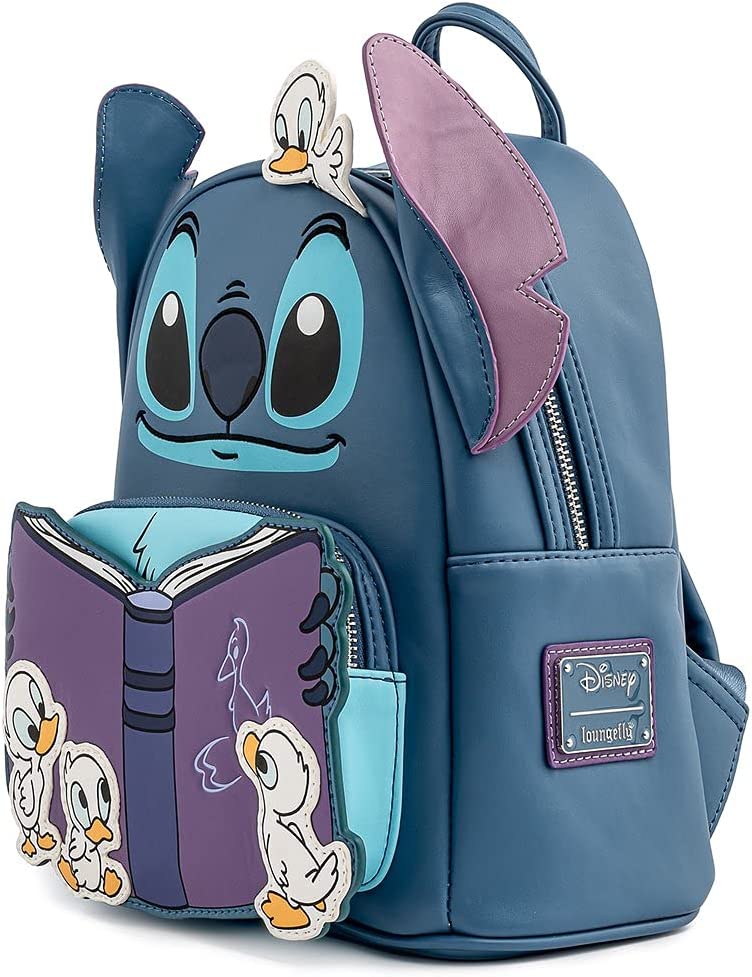 Loungefly Disney Lilo And Stitch Story Time Duckies Mini Backpack Bag