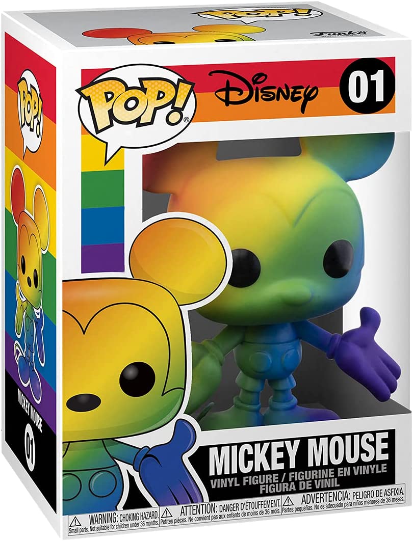 Funko Pop! Disney: Pride - Mickey Mouse Rainbow Vinyl Figure