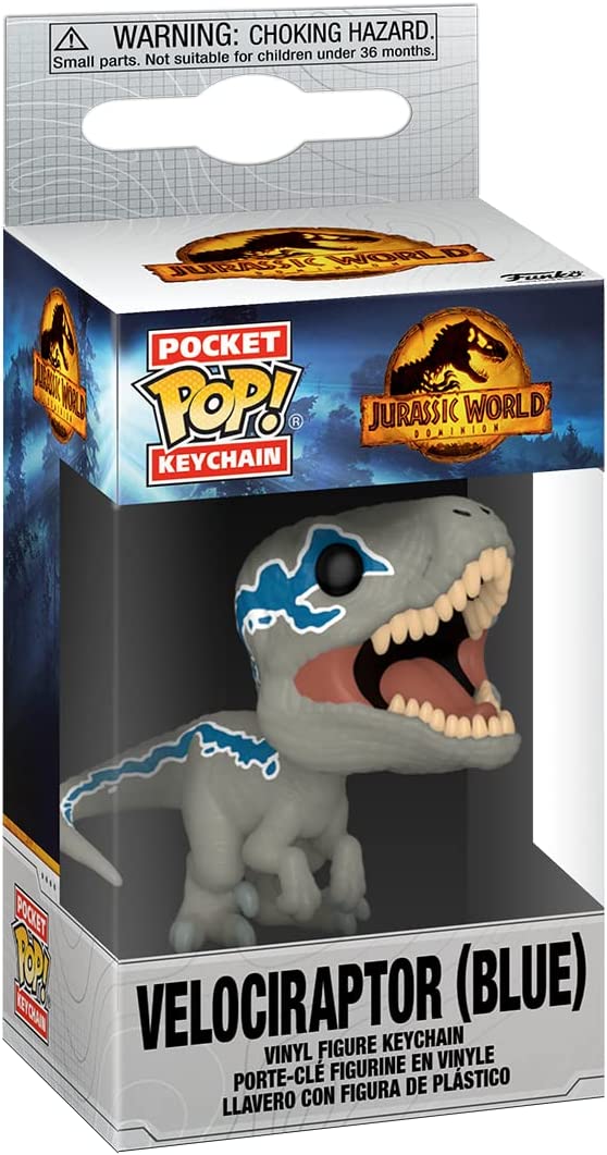 Funko Pop! Keychain: Jurassic World Dominion - Blue Vinyl Figure