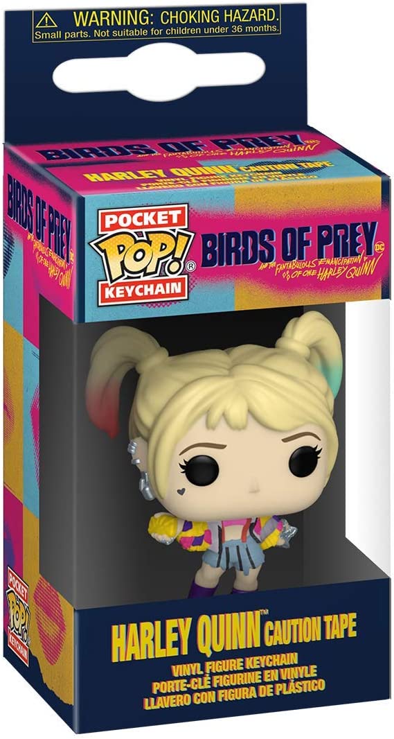 Funko Pop! Keychains: Birds of Prey - Harley Quinn Caution Tape