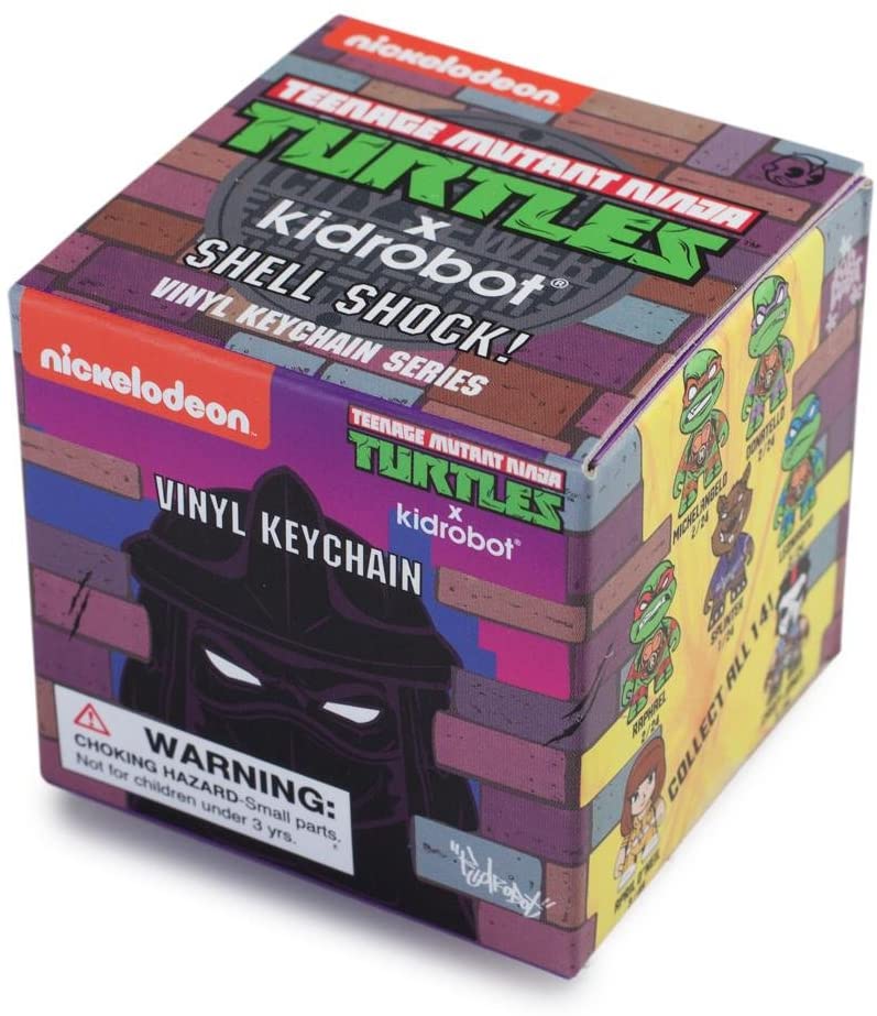 Kidrobot Teenage Mutant Ninja Turtles Series 2 One Blind Box Keychain