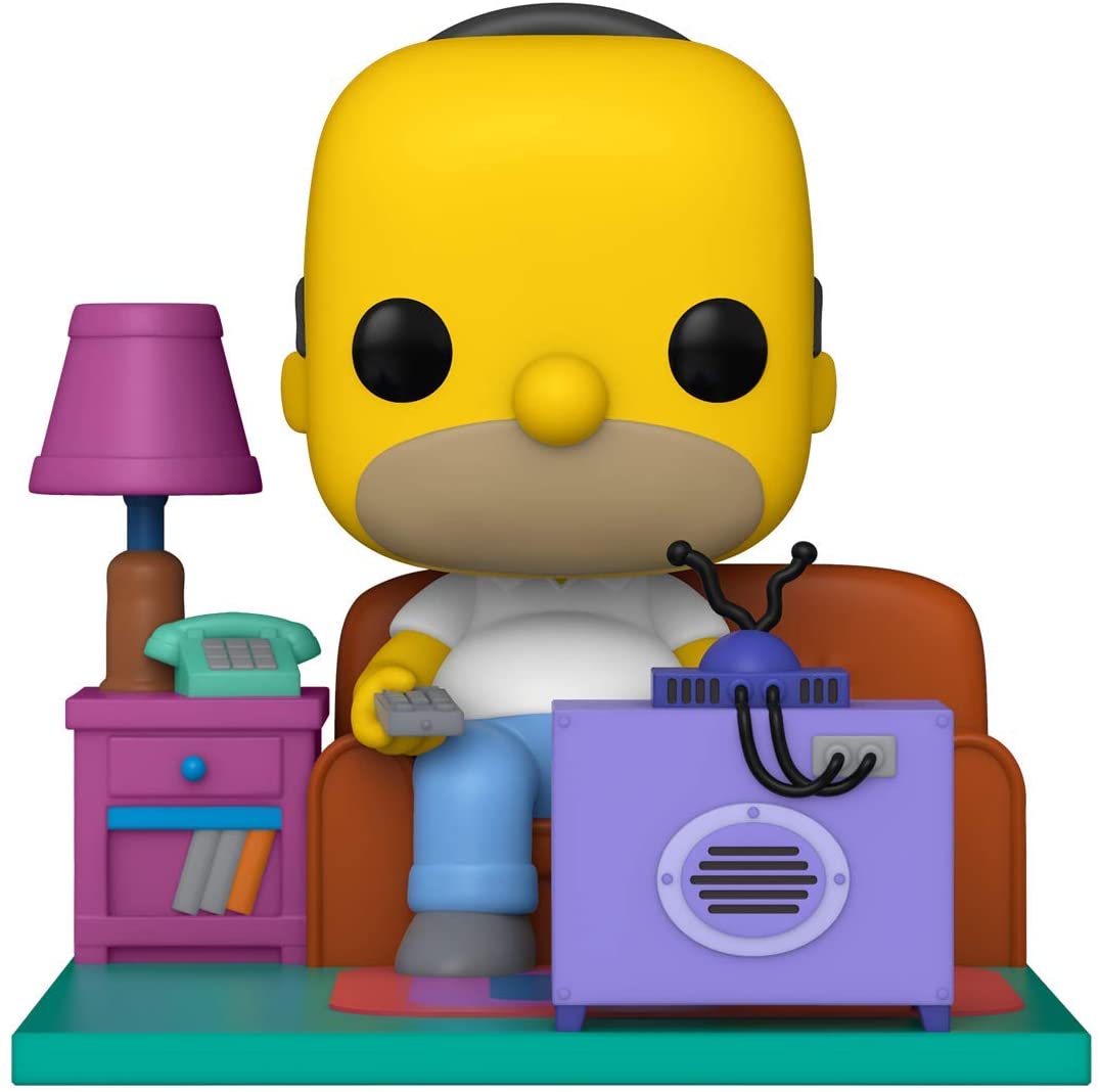 Funko Pop! Animation Deluxe: Simpsons - Homer Watching TV Vinyl Figure