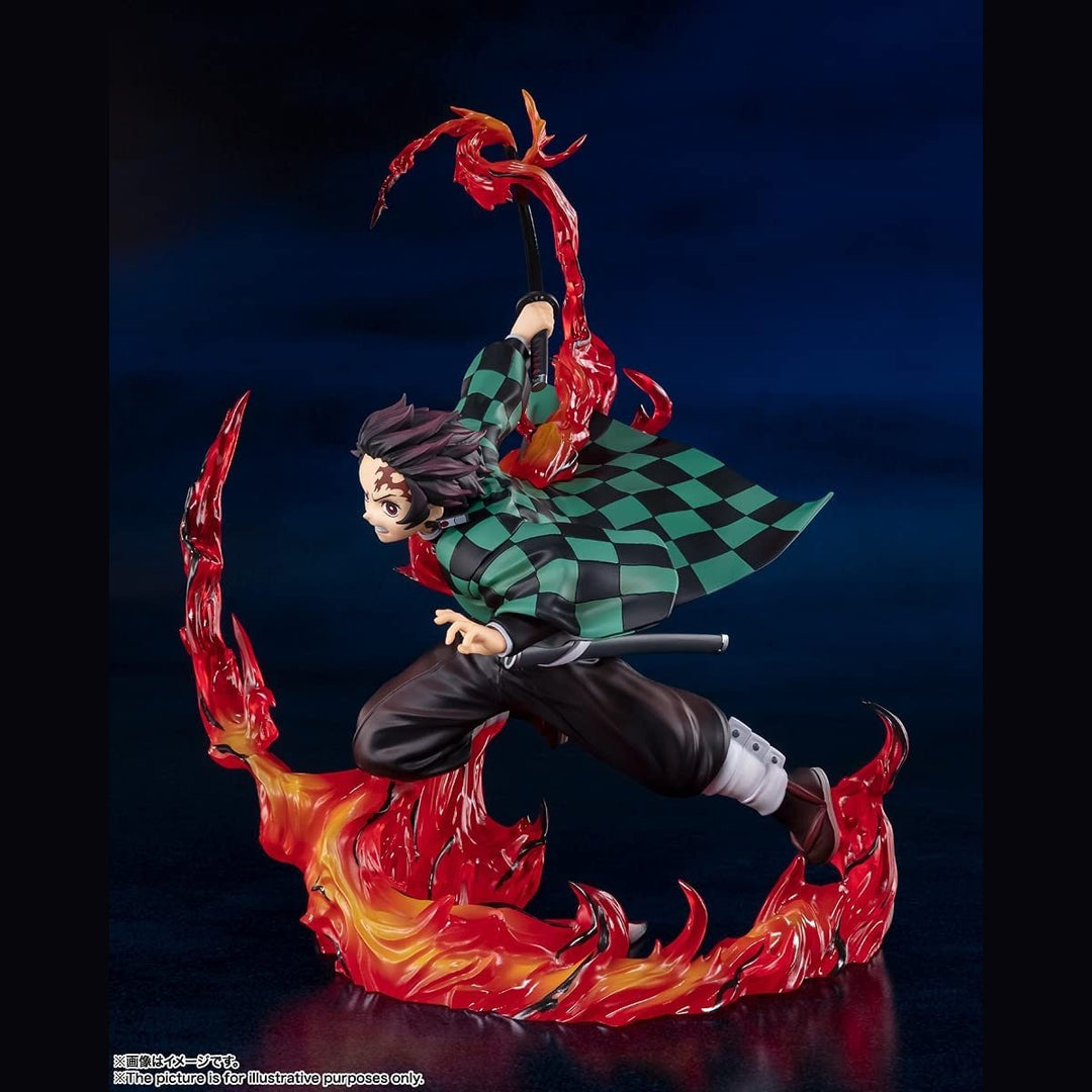 Tamashi Nations Demon Slayer Tanjiro Kamado Total Concentration Breathing Bandai Spirits FiguartsZERO