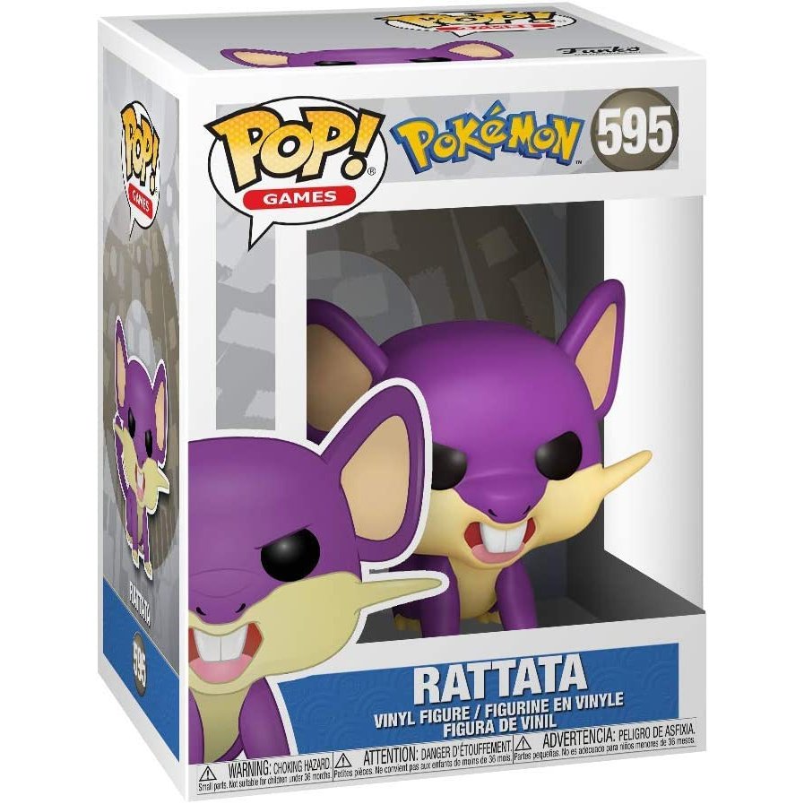 Funko Pop Games: Pokemon - Rattata Vinyl Figure