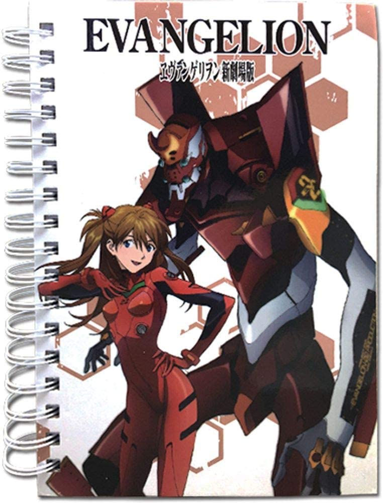 Neon Genesis Evangelion Eva 2 With Asuka Anime Spiral Notebook