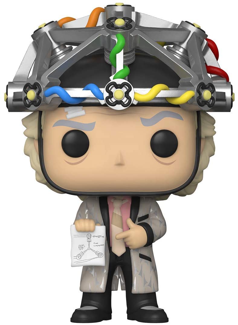 Funko Pop! Movies: Back to The Future - Doc with Helmet Vinyl Figure