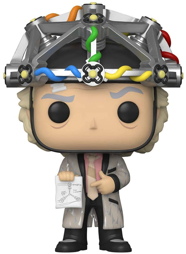 Funko Pop! Movies: Back to The Future - Doc with Helmet Vinyl Figure